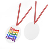 Senior Rainbow - Bassoon - Metal Ornament