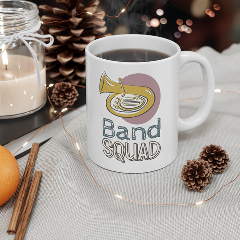 Band Squad - Tuba - 11oz White Mug