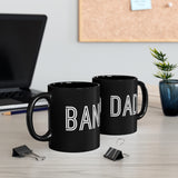 Band Dad - Line - 11oz Black Mug