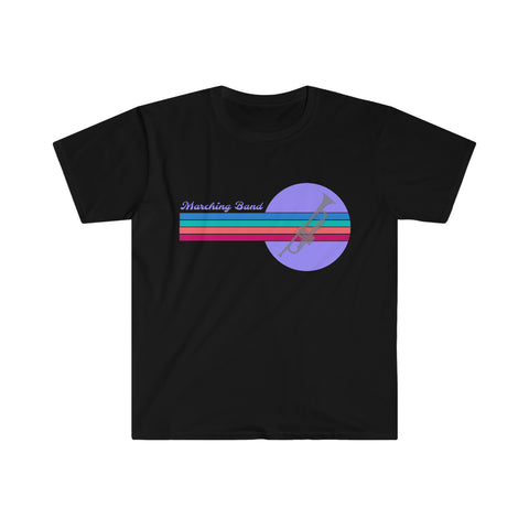 Marching Band - Retro - Trumpet - Unisex Softstyle T-Shirt