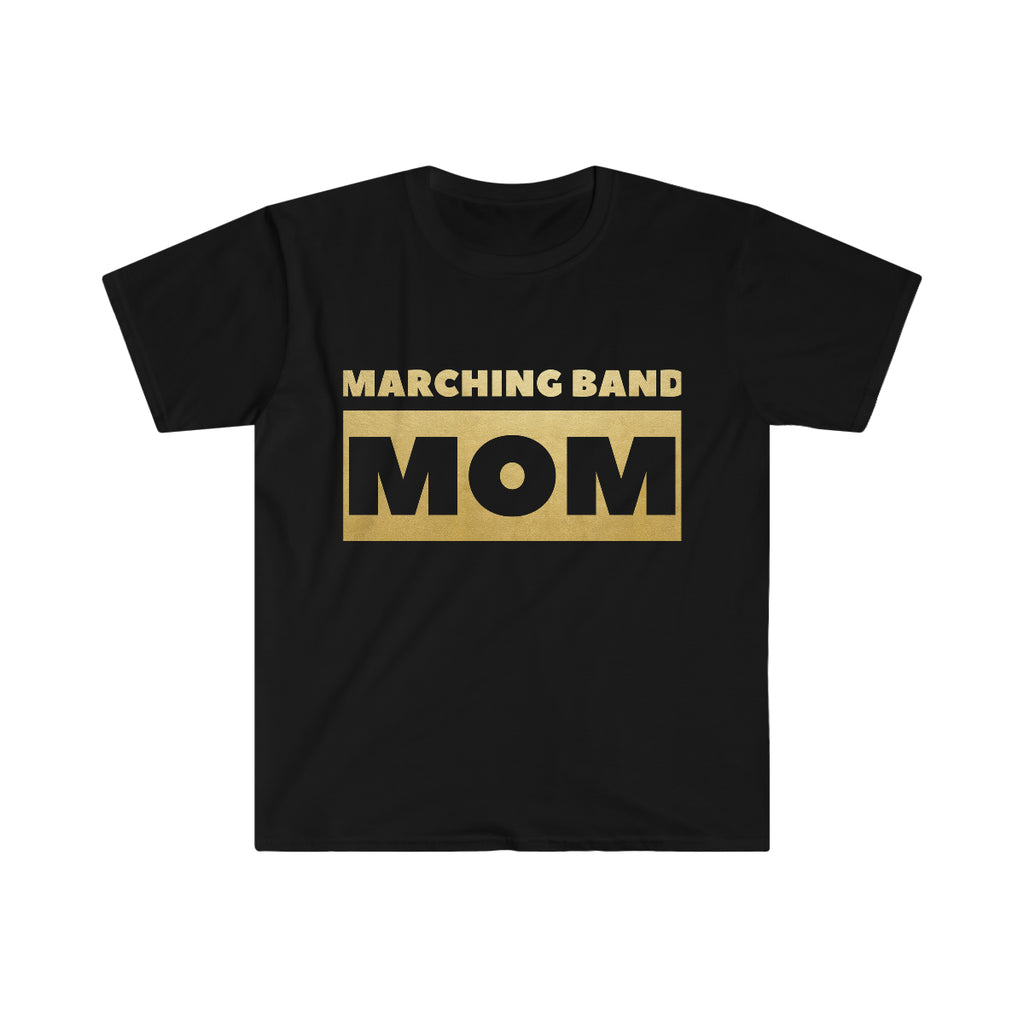 Marching Band Mom - Gold - Unisex Softstyle T-Shirt