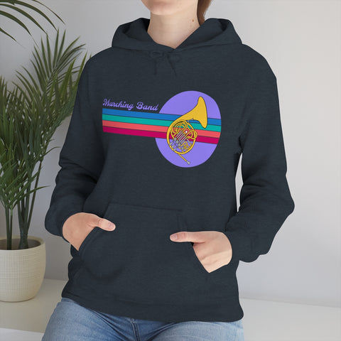 Marching Band - Retro - French Horn - Hoodie