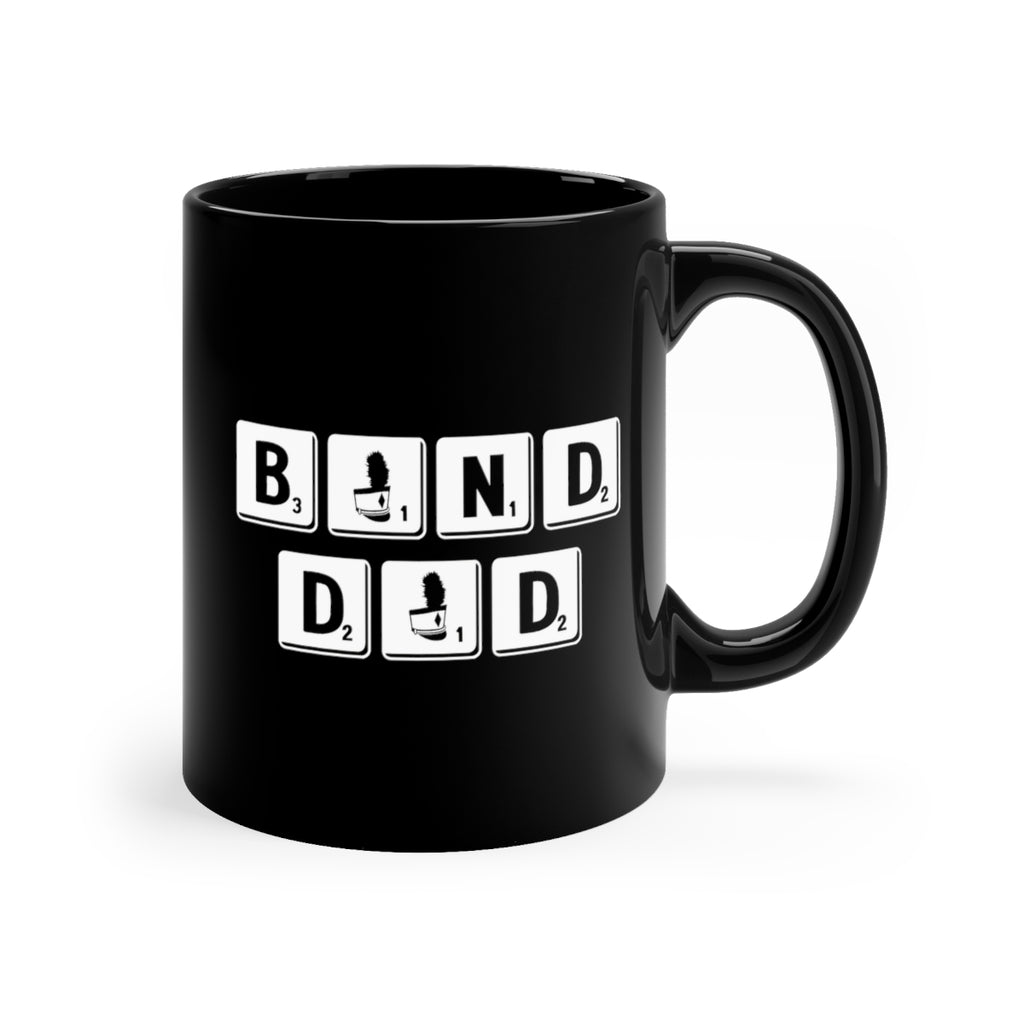 Band Dad - Game Tiles - 11oz Black Mug