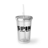 SPIN. Eat. Sleep. Repeat 8 - Color Guard - Suave Acrylic Cup