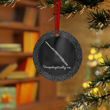 Unapologetically Me - Flute - Metal Ornament