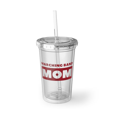 Marching Band Mom - Dark Red - Suave Acrylic Cup