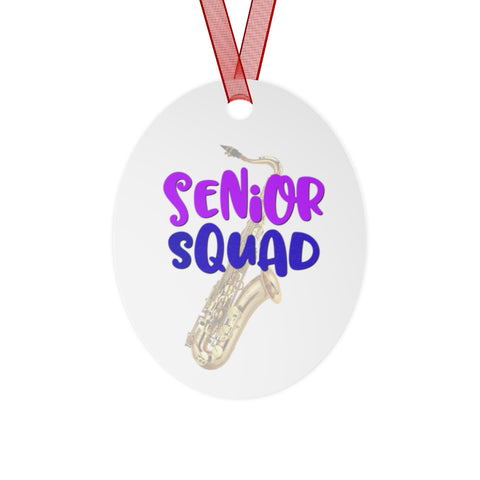 Senior Squad - Tenor Sax - Metal Ornament