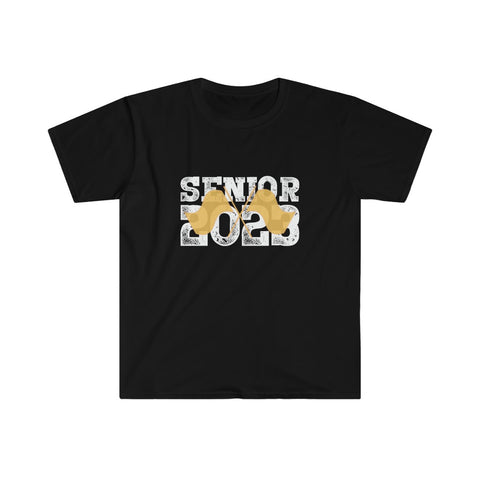 Senior 2023 - White Lettering - Color Guard - Unisex Softstyle T-Shirt