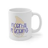 Normal Is Boring - French Horn - 11oz White Mug