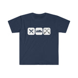 Eat, Sleep, Play - Bass Clarinet - Unisex Softstyle T-Shirt