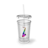 Unapologetically Me - Rainbow - Saxophone - Suave Acrylic Cup