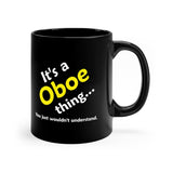 Oboe Thing - 11oz Black Mug