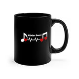 Winter Guard - Heartbeat - 11oz Black Mug