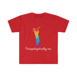 Unapologetically Me - Rainbow - Trombone Player - Unisex Softstyle T-Shirt