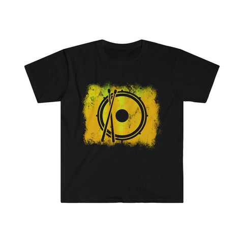 Vintage Yellow Cloud - Snare Drum - Unisex Softstyle T-Shirt