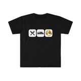 Eat, Sleep, Play - Cymbals - Unisex Softstyle T-Shirt]