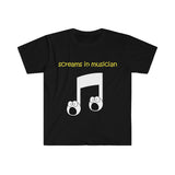 Screams In Musician - Unisex Softstyle T-Shirt