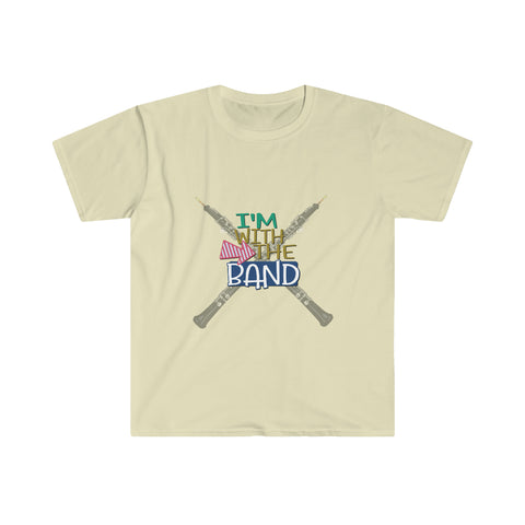 I'm With The Band - Oboe - Unisex Softstyle T-Shirt