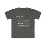 Band Mom Definition - White - Unisex Softstyle T-Shirt