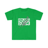 Senior 2023 - White Lettering - Trumpet - Unisex Softstyle T-Shirt