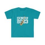 Copy of Senior 2023 - White Lettering - Alto Sax - Unisex Softstyle T-Shirt