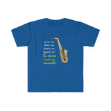 Sax - Never Touch - Unisex Softstyle T-Shirt