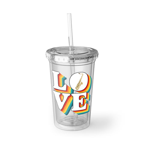 LOVE - Tenor Sax - Suave Acrylic Cup