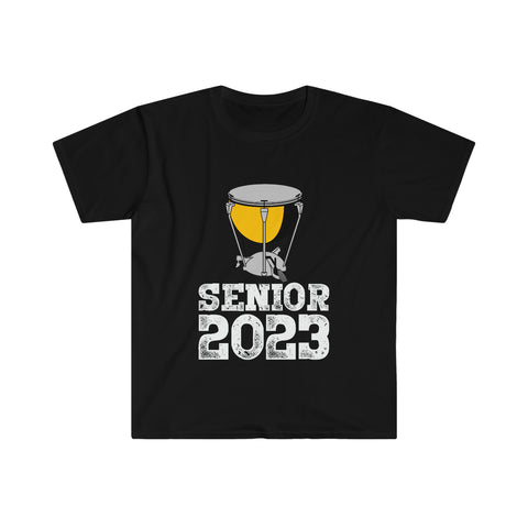 Senior 2023 - White Lettering - Timpani - Unisex Softstyle T-Shirt