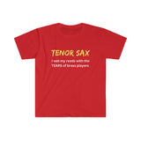 Tenor Sax - Tears - Unisex Softstyle T-Shirt