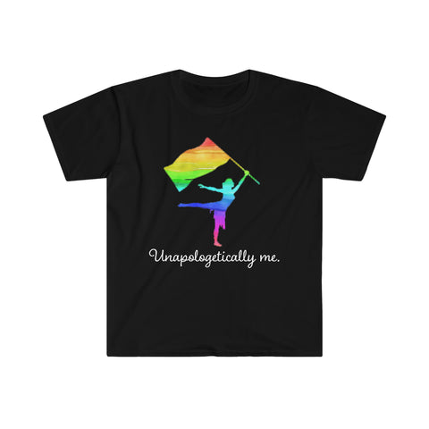 Unapologetically Me - Rainbow - Color Guard 11 - Unisex Softstyle T-Shirt