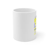 Band Mom - Fancy - Yellow - 11oz White Mug