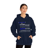 Band Mom Definition - Blue - Hoodie