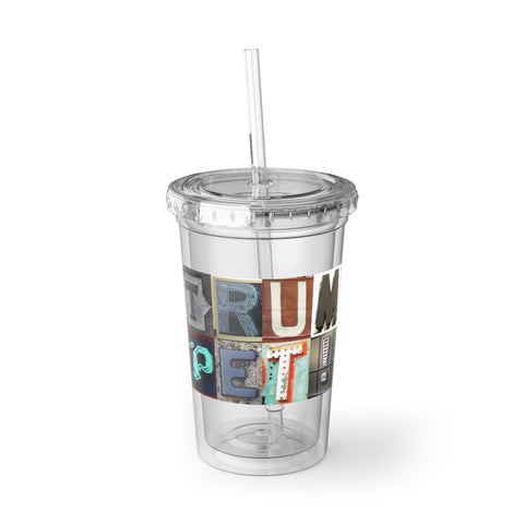 Trumpet - Artsy Alphabet - Suave Acrylic Cup