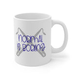 Normal Is Boring - Bass Clarinet - 11oz White Mug