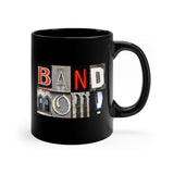 Artsy Alphabet - Band Mom - 11oz Black Mug