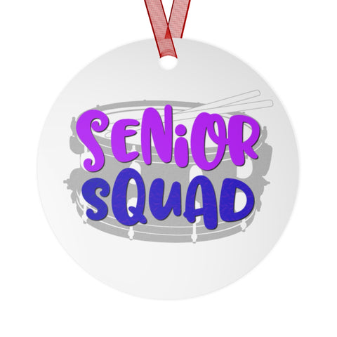 Senior Squad - Snare Drum - Metal Ornament