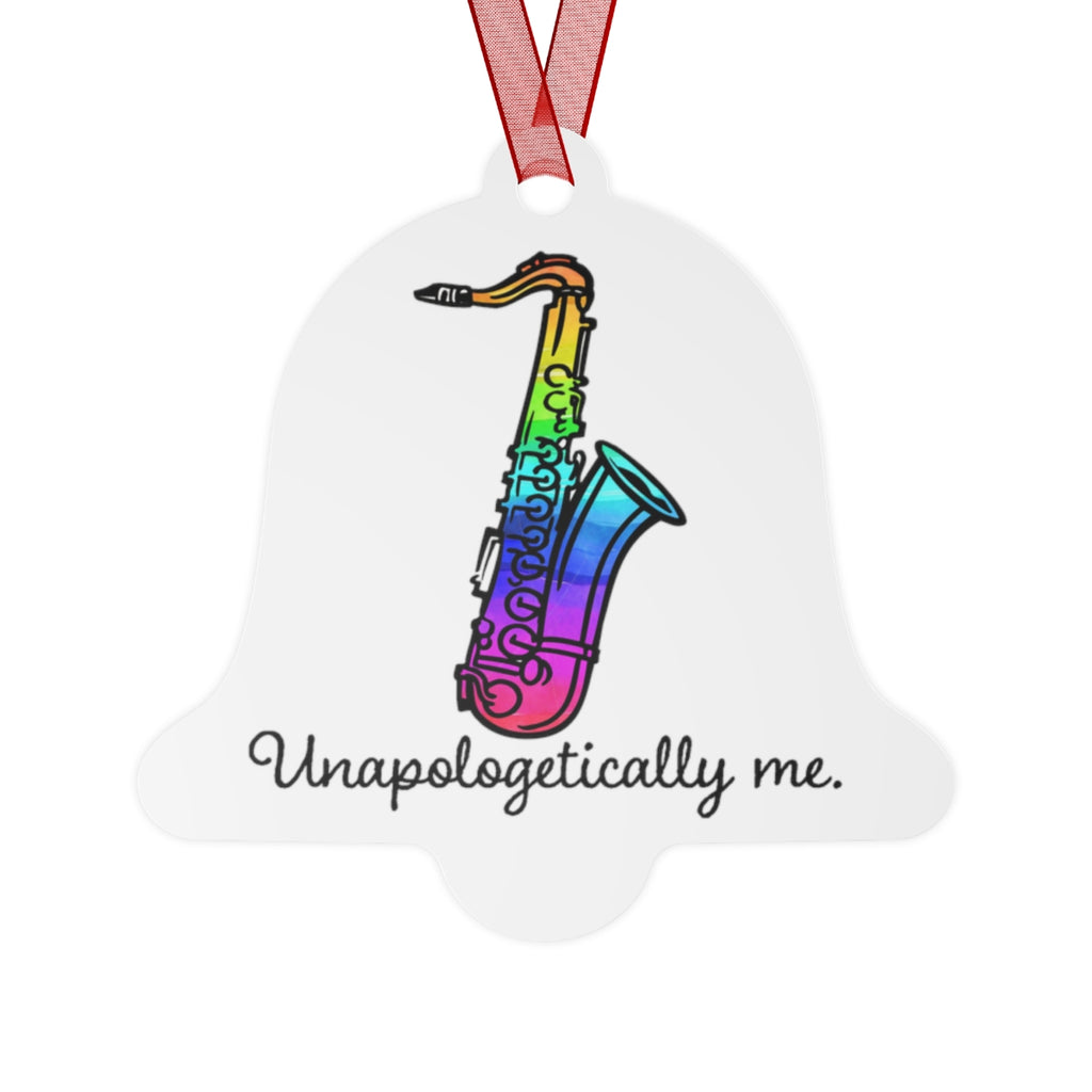 Unapologetically Me - Rainbow - Tenor Sax - Metal Ornament