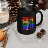 Senior Rainbow - Trumpet - 11oz Black Mug