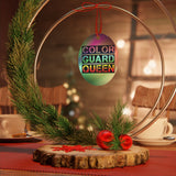 Color Guard Queen 7 - Metal Ornament