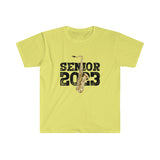 Senior 2023 - Black Lettering - Tenor Sax - Unisex Softstyle T-Shirt