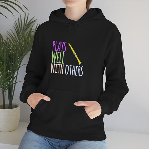 Plays Well With Others - Clarinet - Hoodie