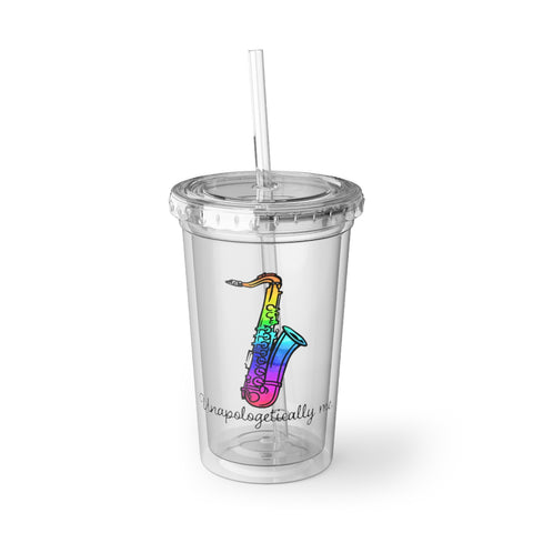 Unapologetically Me - Rainbow - Tenor Sax - Suave Acrylic Cup