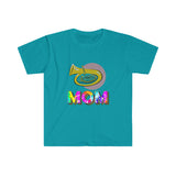 Band Mom - Tie Dye - Tuba - Unisex Softstyle T-Shirt