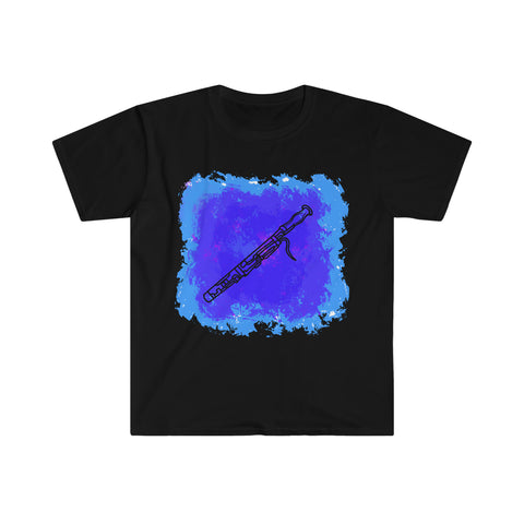 Vintage Blue Cloud - Bassoon - Unisex Softstyle T-Shirt
