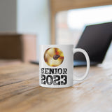 Senior 2023 - Black Lettering - Cymbals - 11oz White Mug