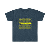 Color Guard - Retro - Yellow - Unisex Softstyle T-Shirt
