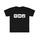 Eat, Sleep, Play - Shako - Unisex Softstyle T-Shirt