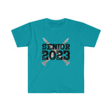 Senior 2023 - Black Lettering - Clarinet - Unisex Softstyle T-Shirt