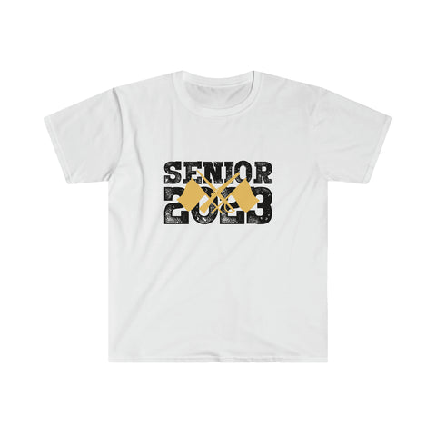 Senior 2023 - Black Lettering - Color Guard 2 - Unisex Softstyle T-Shirt