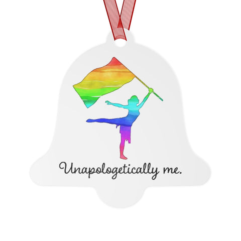 Unapologetically Me - Rainbow - Color Guard 2 - Metal Ornament